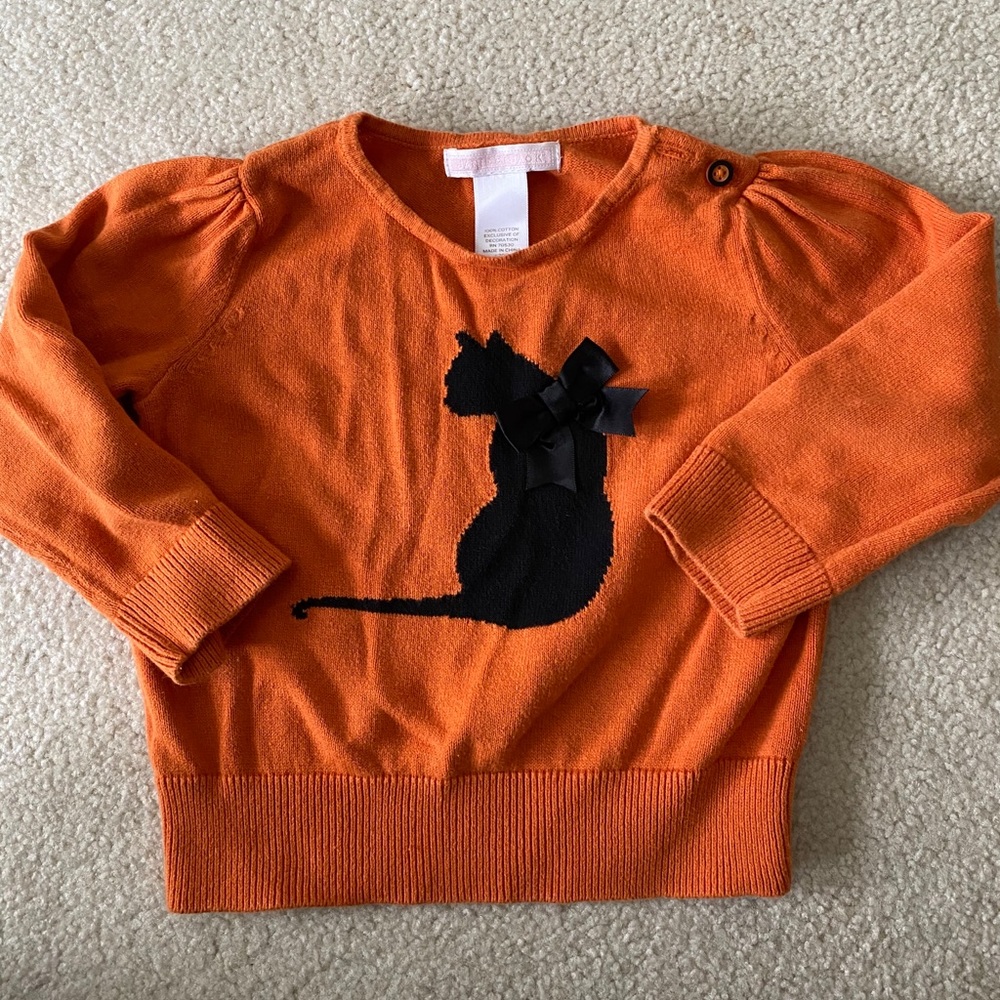 Halloween sweater, girls size 18-24 months